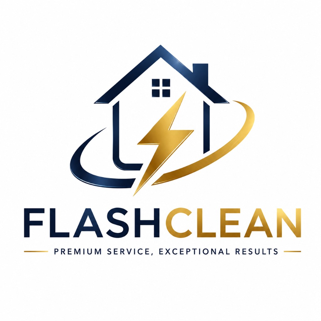 Flash Clean premium cleaning services logo
